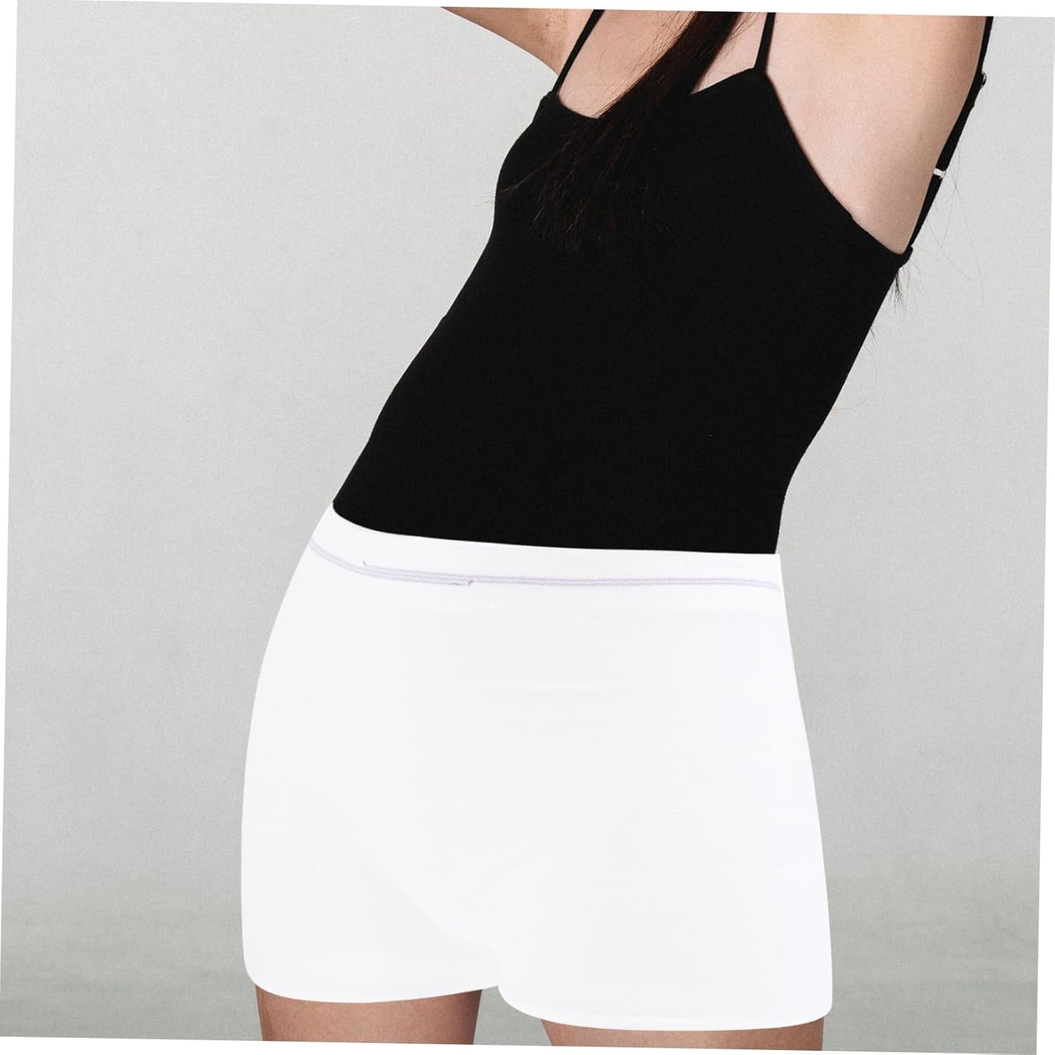 2Pcs Disposable Underpants for Women Soft Sanitary Pants One Use Breathable Lightweight Nursing Supplies Spa Sauna XXL White