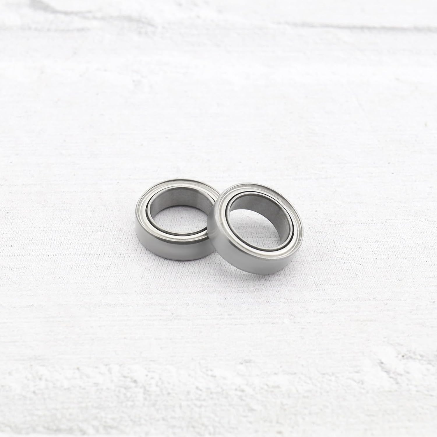 16Pcs RC Chassis Ball Bearing 10X5X4Mm 11X5X4Mm 12X8X3.5Mm Steel Ball Bearing Axle Set Compatible with TT-02 Chassis Ball Bearing Repair Kit image number 2