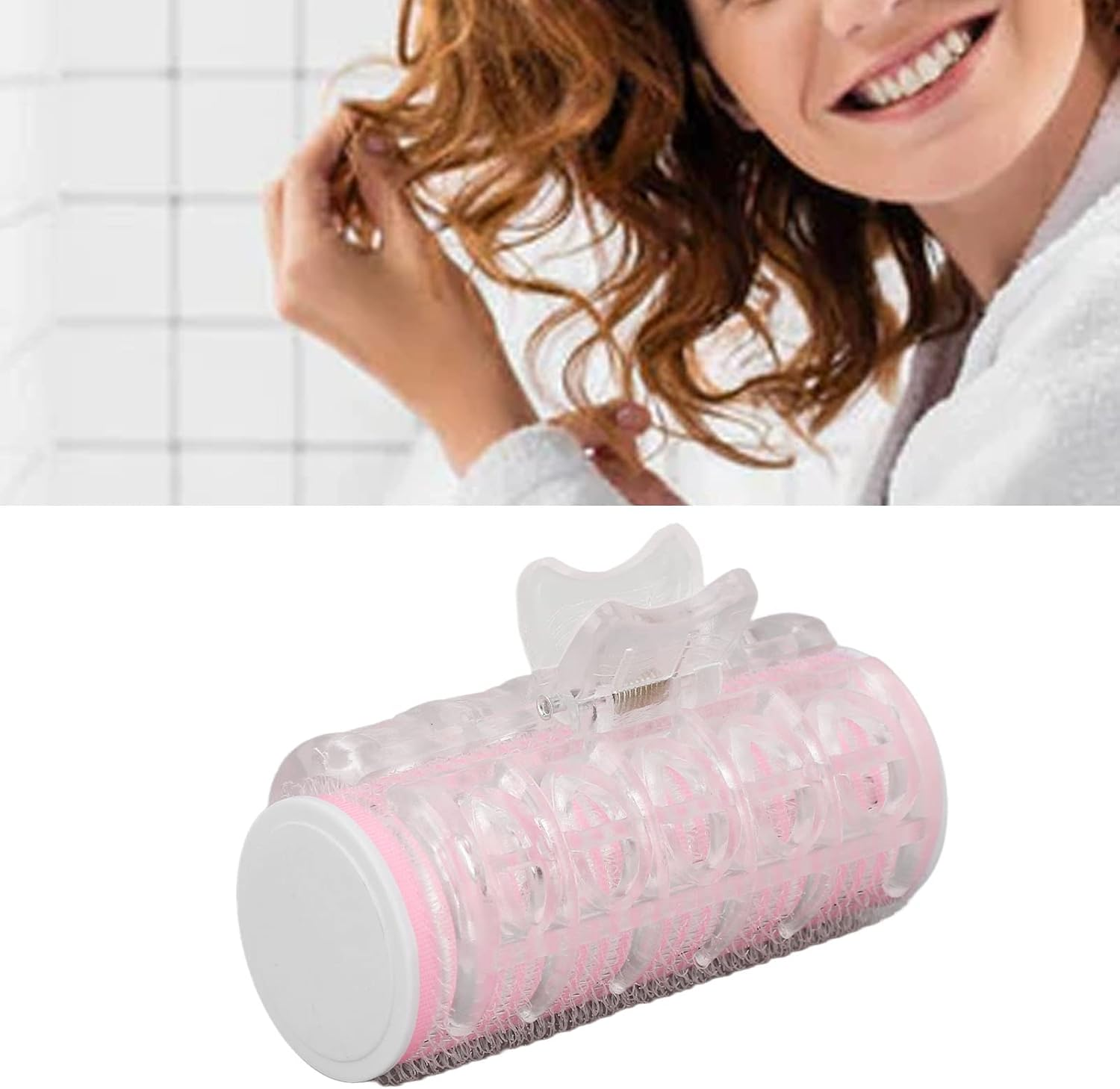Portable Electric Heated Hair Rollers with Clip, USB Rechargeable Mini Ceramic Curling Rollers, Volumizing Hair Curler for Curly Bangs, Hot Hair Rollers for Quick and Easy Styling image number 4