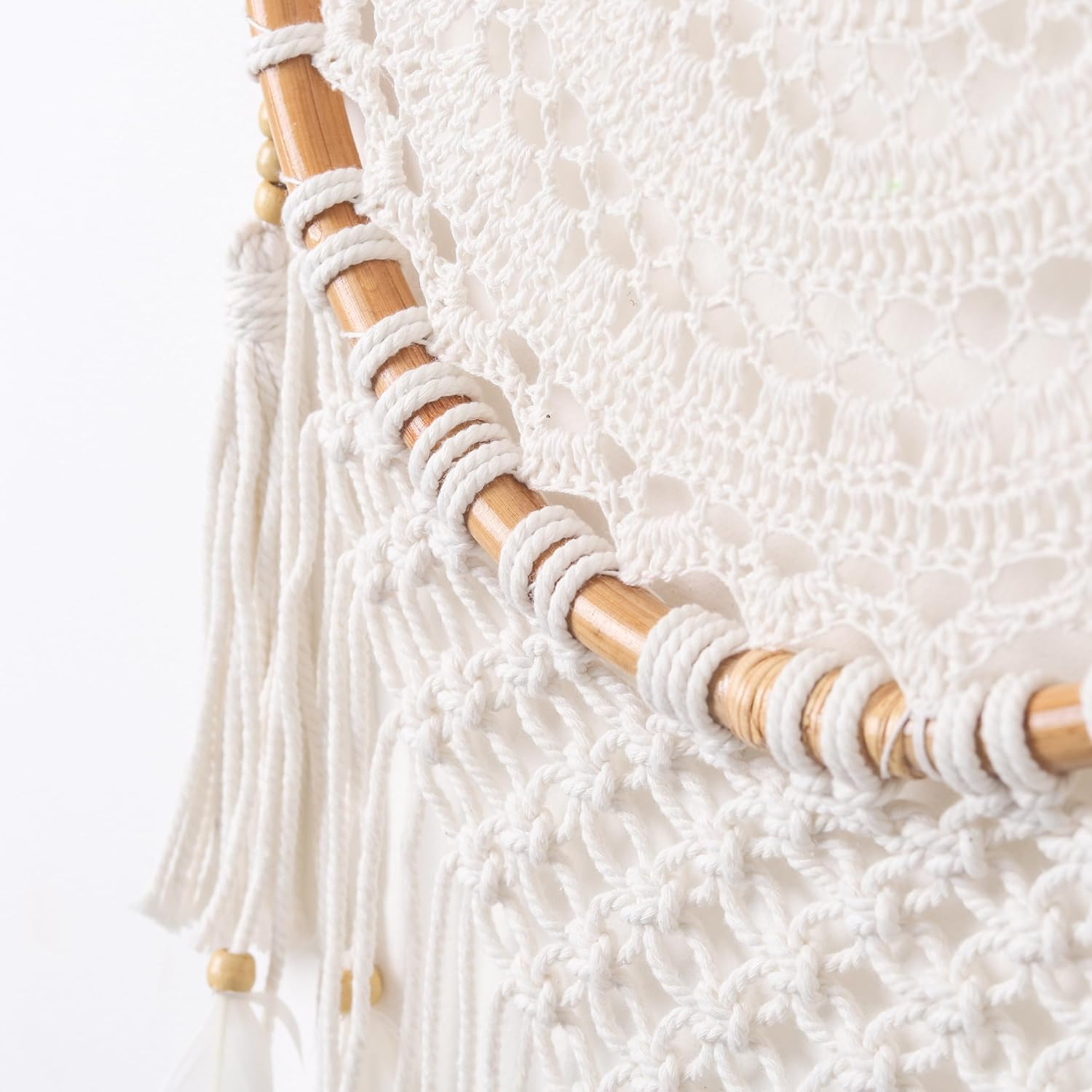 Balinese Dream Catcher Rattan, Handcrafted Knitted Decor - 30 Cm Wall Home Decor image number 2