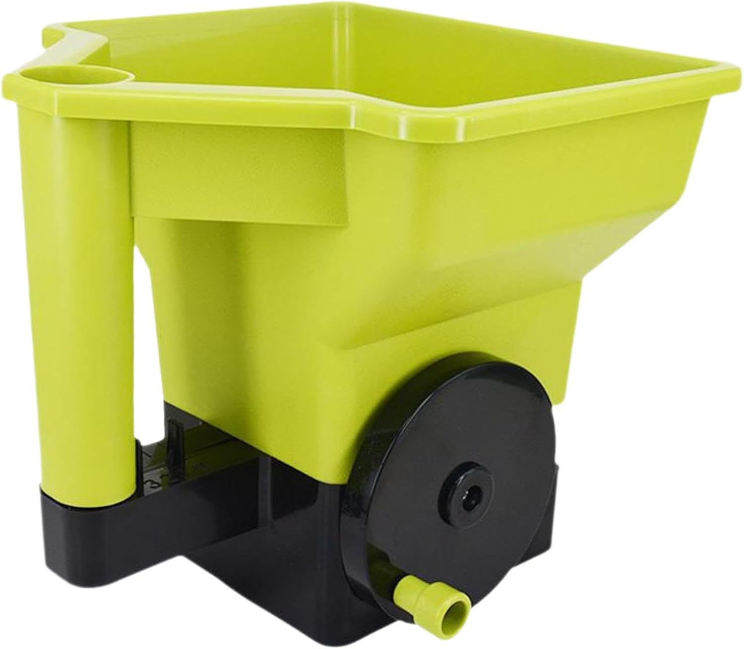 Perfk Fertilizer Spreader Handheld Spreader Green for Salt Gardening Tools Lightweight Planter Tool Spreader Fertilizer Dispenser image number 5