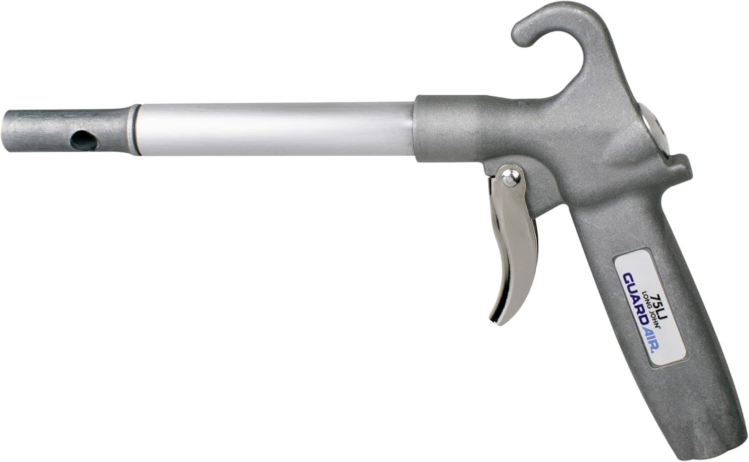 Guardair Long John 75LJ006AA Safety Air Blow Gun OSHA Compliant Alloy Nozzle with 6-Inch Aluminum Extension