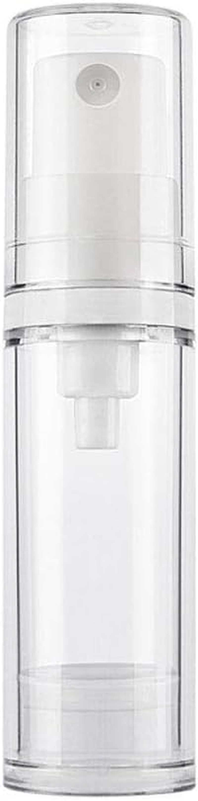 Teensery 10 Pcs 5Ml 10Ml 15Ml Airless Pump Bottles Empty Refillable Lotion Cream Vacuum Bottles Cosmetic Containers for Makeup Foundations & Serums (5ML) image number 2