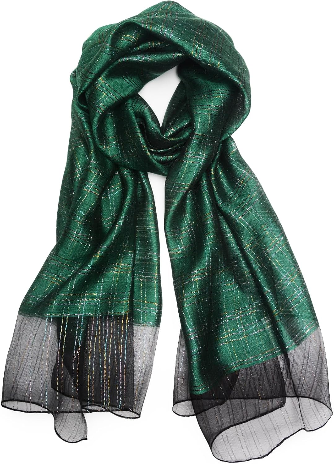 SNUG STAR Cotton Silk Scarf Elegant Soft Wraps Color Shade Scarves for Women