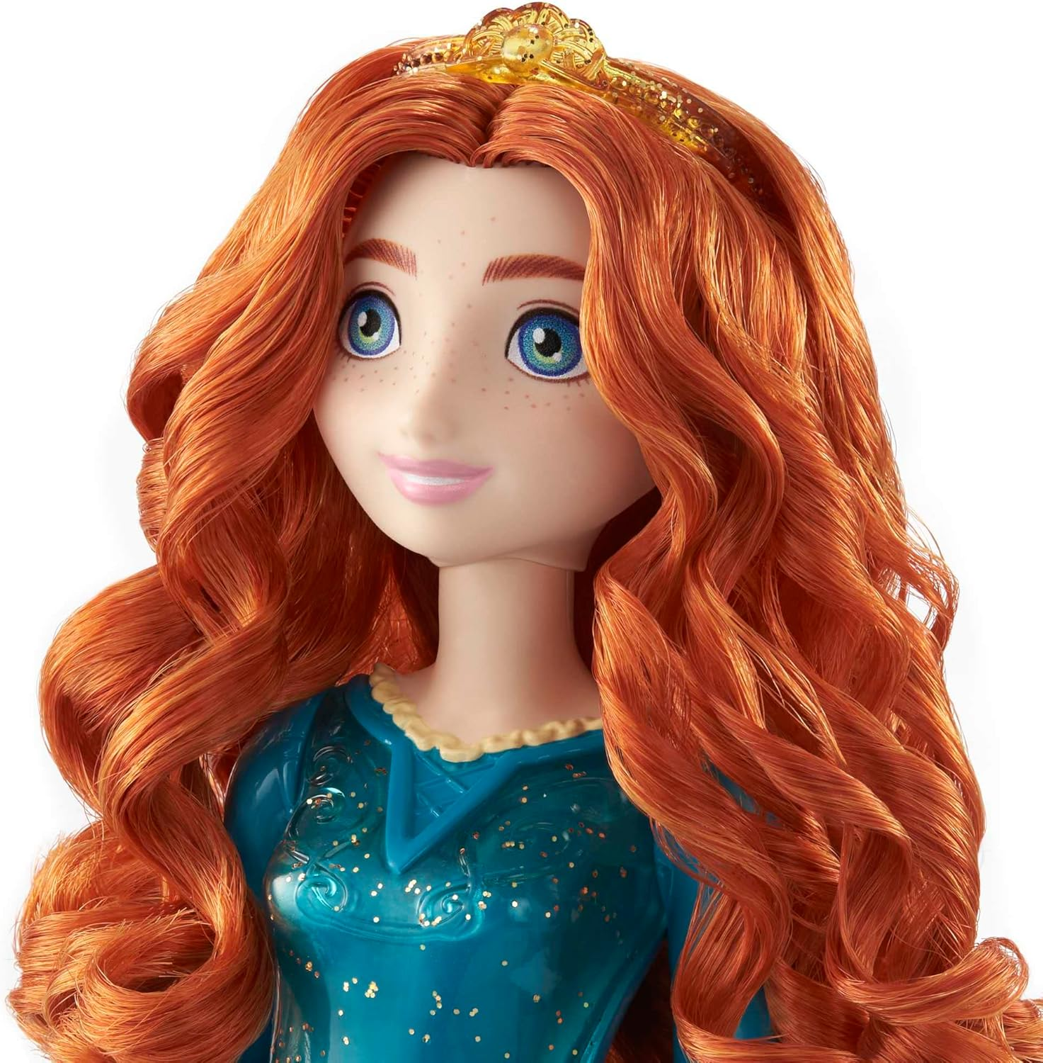 Disney Princess Dolls New for 2023, Merida Posable Fashion Doll with Sparkling Clothing and Accessories, Disney Movie Toys image number 1