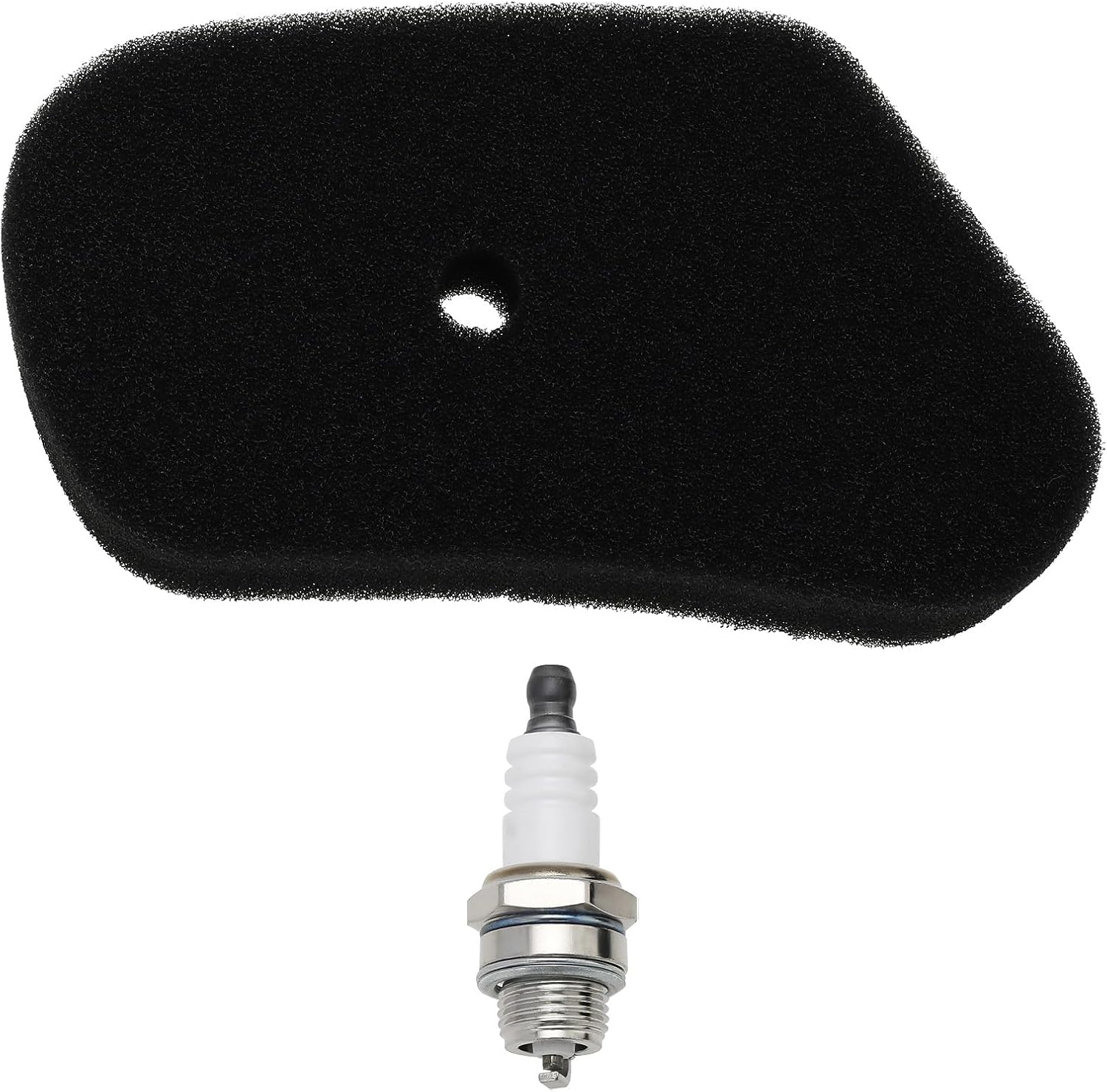 VGOL 2Pcs Lawnmower Air Filter Kit Compatible with Honda GV100 HR173 HRB423 HRB535 Filter Sponge+L7T Spark Plug 17211 ZG1 700 Lawnmower Replacement Parts image number 6