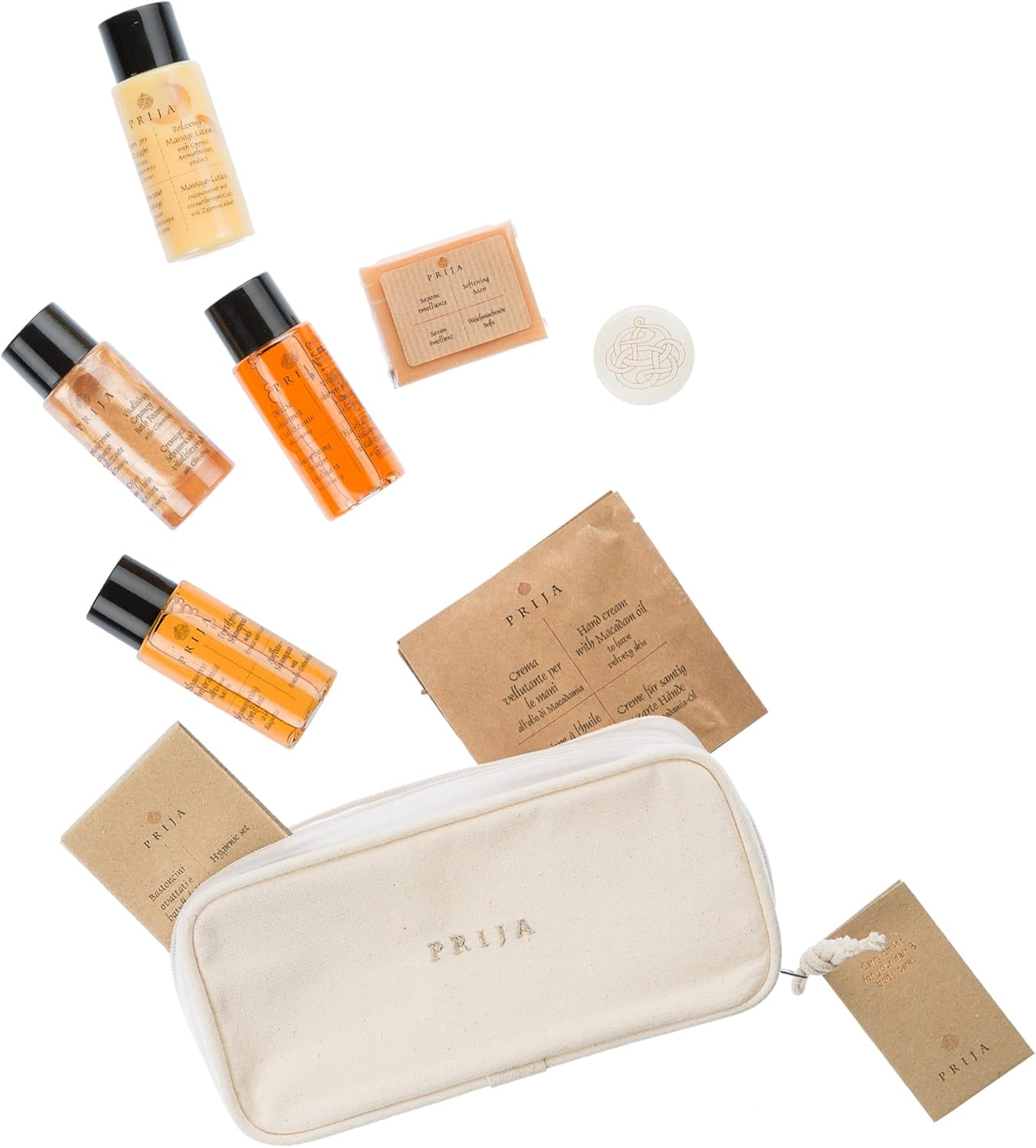 Prija Essential Travelpack, Spa Renewal Kit, Set Includes Mini Luxury Hair & Body Care Essentials image number 2