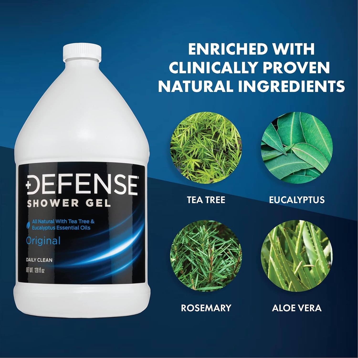 Defense Soap Body Wash Shower Gel 1 Gallon (128 Fl Oz) image number 1