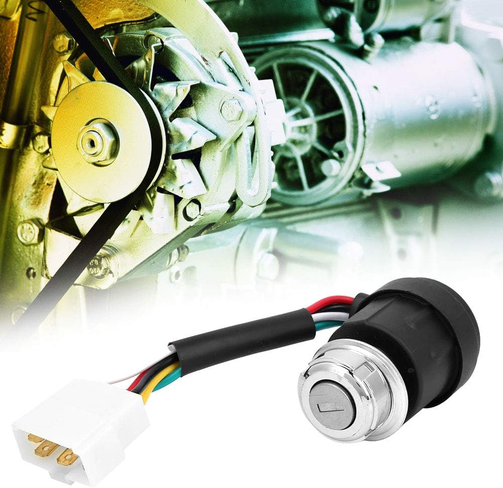 Viagasafamido Gas Generator Ignition Key Switch with 2 Keys Engine Tiller Start Switch Replacement for 178F/186F Air Cooled Micro Car Truck Tractor Trailer Forklift image number 1