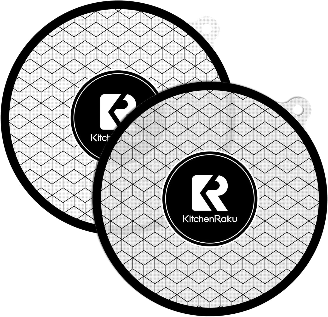 2 PCS Induction Cooktop Mat - Induction Hob Protector- (Magnetic) Cooktop Scratch Protector - for Induction Stove,Multifunctional Silicone Mats - for Air Fryer Liners by Kitchenraku (24Cm) image number 1