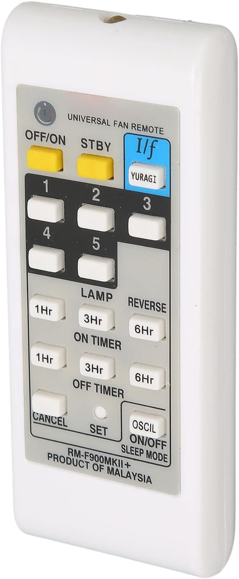 Universal Electric Fan Remote Control,Replacement Remote Control for Electric Fan,Ergonomic Design,For Home Hotel Office (A)