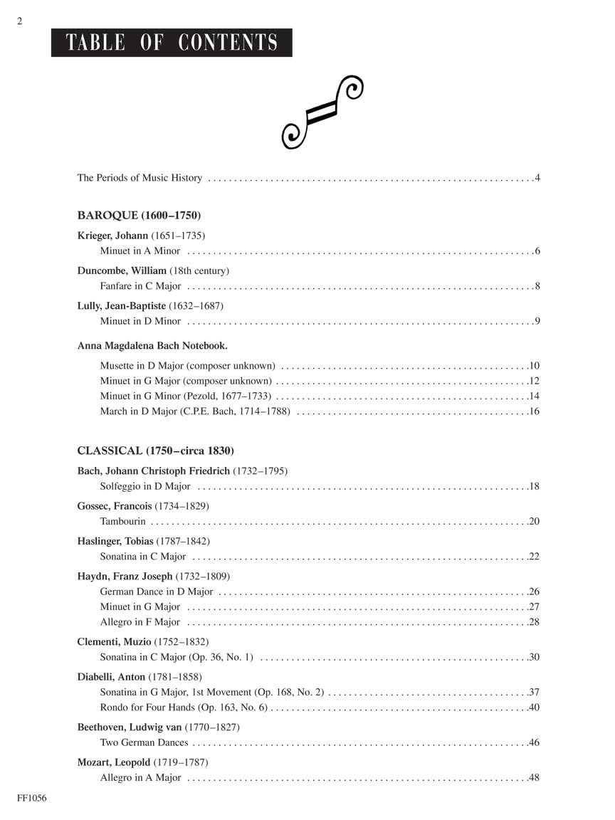 Piano Literature - Book 3 (Book/Online Audio): Developing Artist Original Keyboard Classics Intermediate Level image number 3