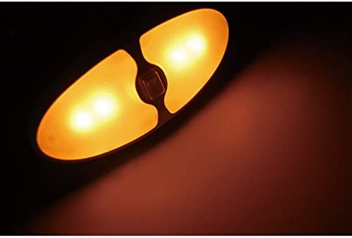 Dream Lighting 12V DC LED Camping Light Kit Tent down Awning Lamp for RV Motorhome Caravan Motorhome Outdoor Indoor Trailer Cool White/Amber Cigarette Connector Charge