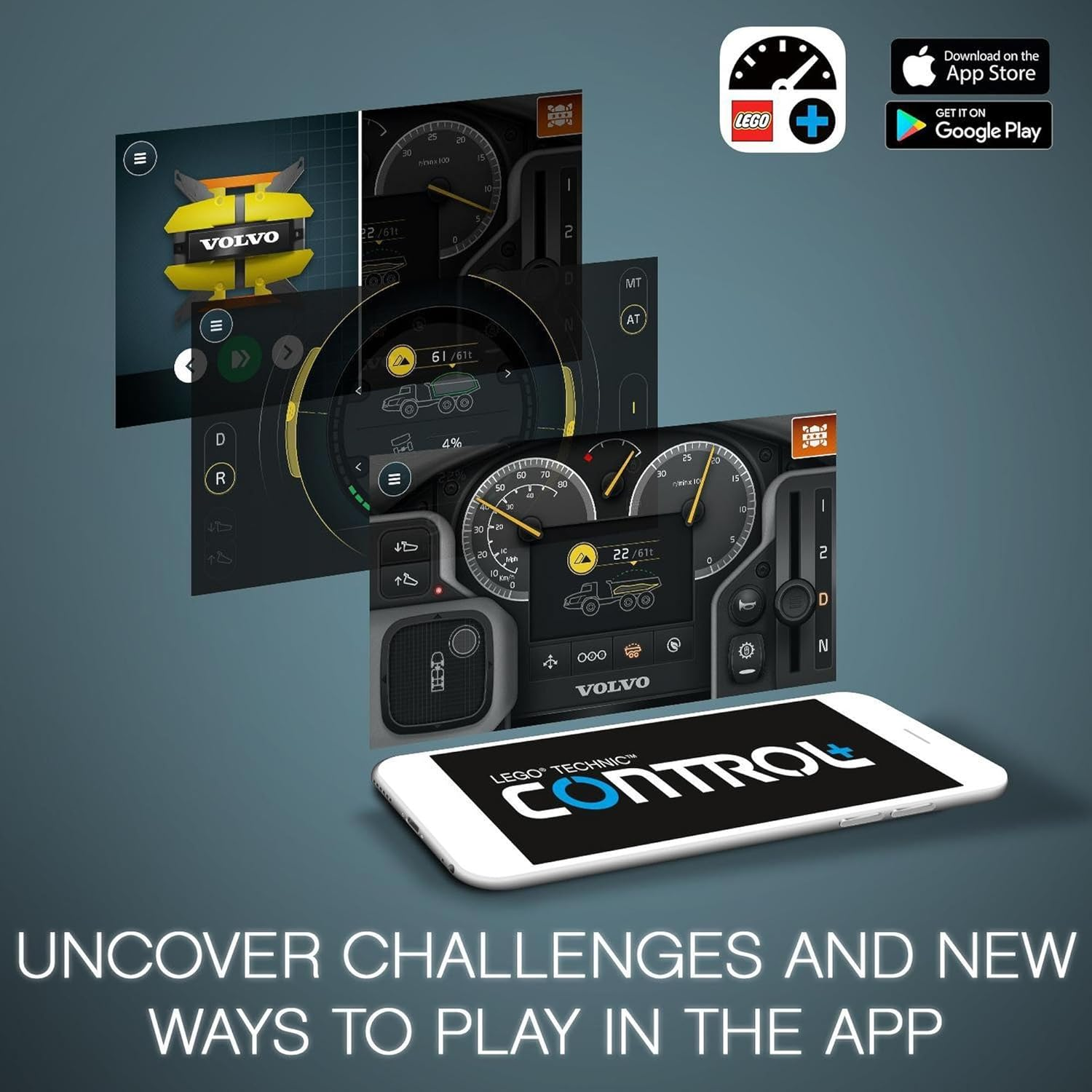 Technic 6X6 Volvo Articulated Hauler 42114 Building Kit, Volvo Truck Toy Model;Construction Vehicle Playsets image number 1