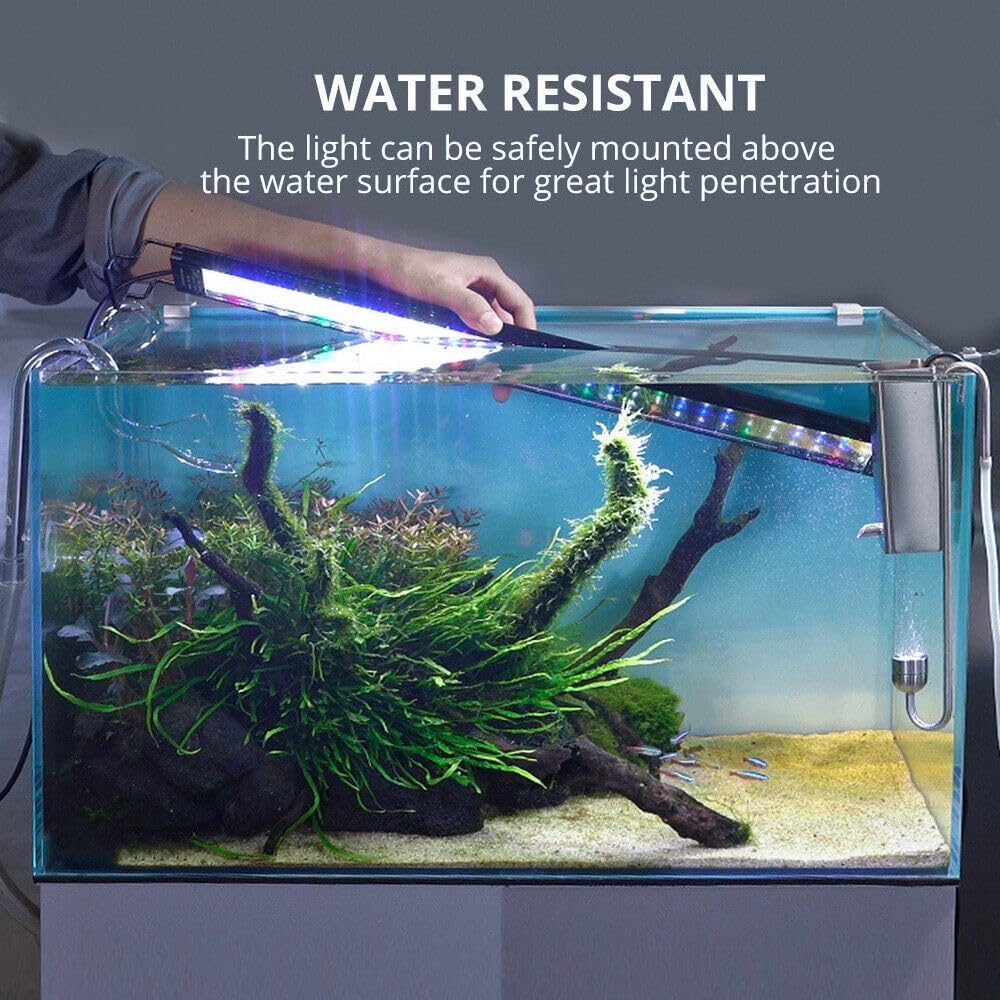 LEDON&reg; 40/60/90CM Aquarium Light Lighting Full Spectrum Aqua Plant Fish Tank LED Lamp (For 40-60CM Tank) image number 6