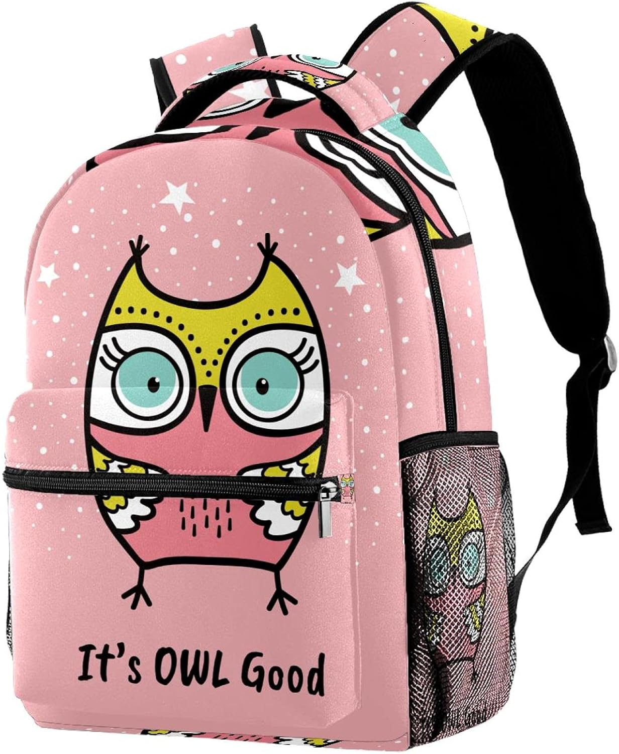 Its Owl Good Backpack Students Shoulder Bags Travel Bag College School Tote Backpacks image number 2