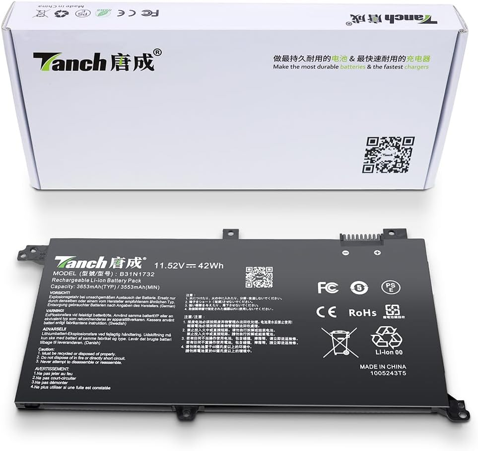 B31N1732 Laptop Battery Replacement for ASUS A571G K571GT X571G X571GT-BQ274T Vivobook S14 S430F S430FN-EB168T 11.52V 3653Mah 42Wh image number 3