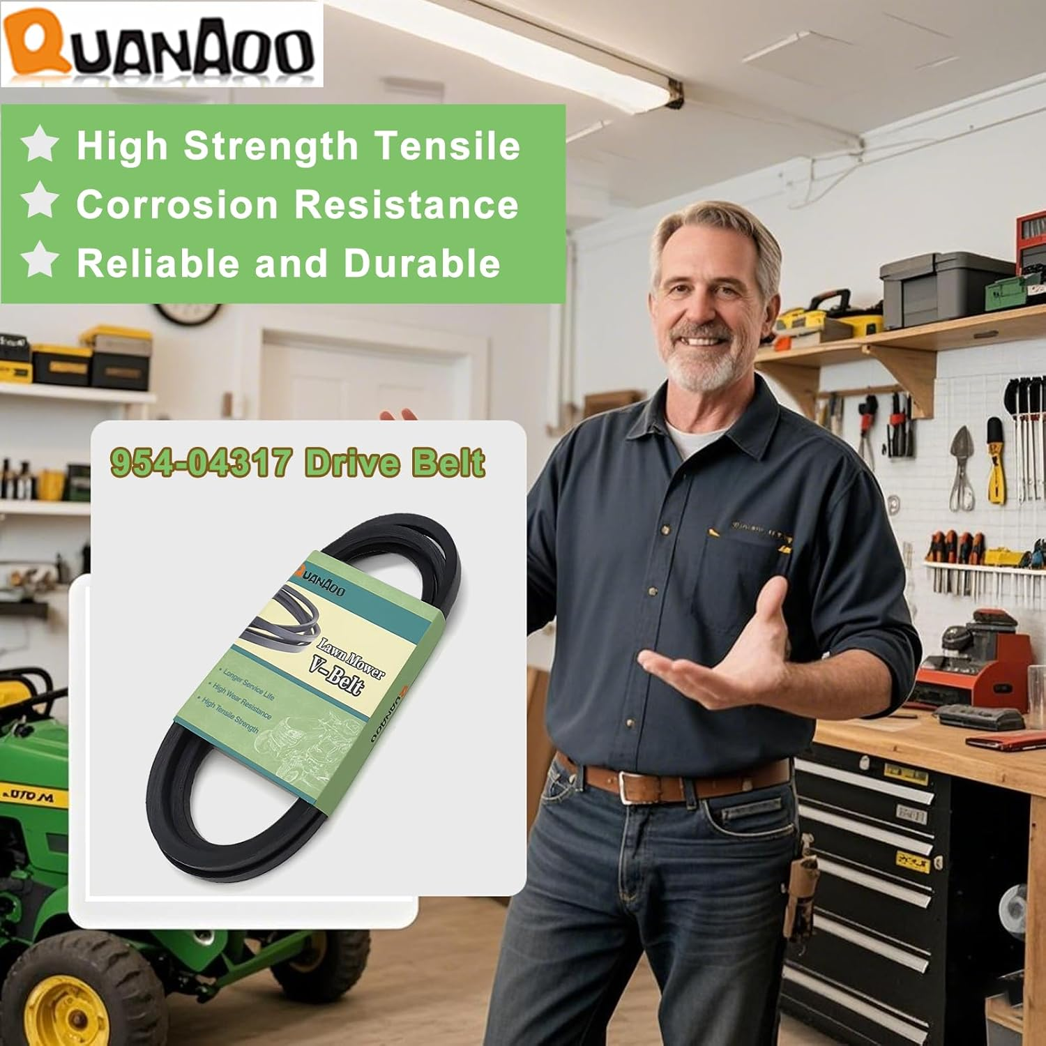 754-04317 Drive Belt 1/2" X 67" for Troy-Bilt MTD Cub Cadet Replace 954-04317A 754-04317 754-04317A 954-0431 954-0498 image number 6