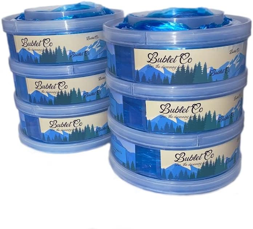 Six Pack Nappy Bin Refill Cassettes for Tommee Tippee Twist & Click and Sangenic Tec Nappy Bins. Baby Diaper Bin Liner Pails.