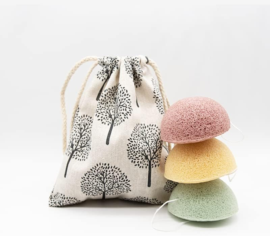 Bath Brush Konjac Bath Sponge for and Body Cleansing Bath Body Brush (Size : 3PCS-PYB) image number 1