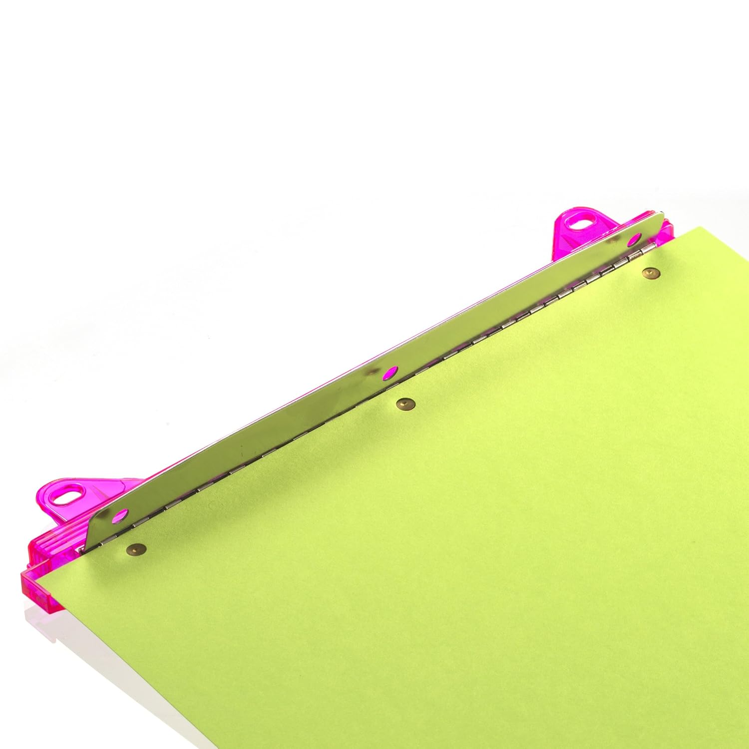 Officemate Ring Binder Hole Punch, Pink,Teal,Smoke, Pack of 3 (90114) image number 2
