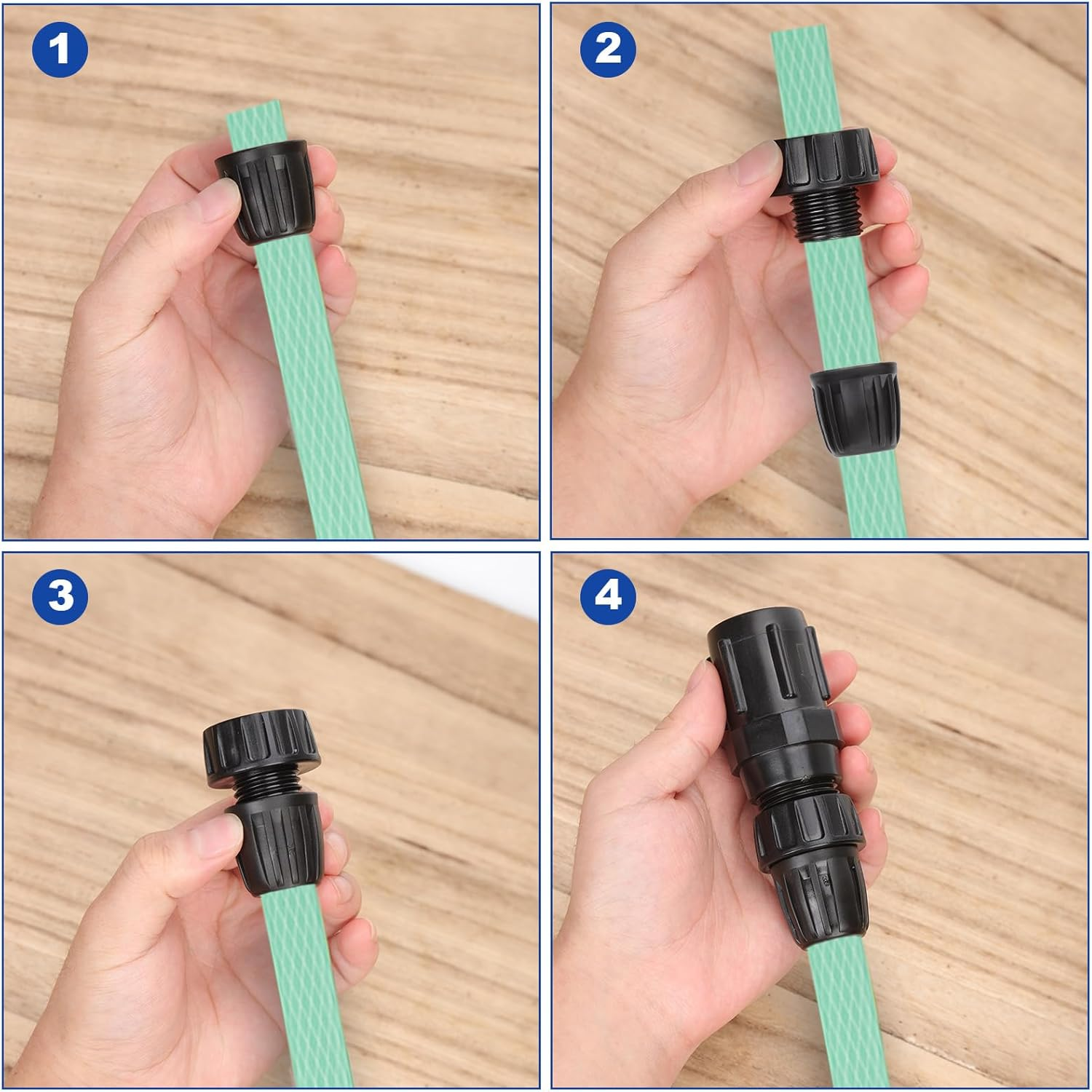 2 Sets Drip Pressure Regulator Faucet Adapter Kit, 3/4" FHT X 3/4'' MHT Water Pressure Regulator 1/2" Drip Line Adapter for Drip Irrigation Systems (25 Psi) image number 6