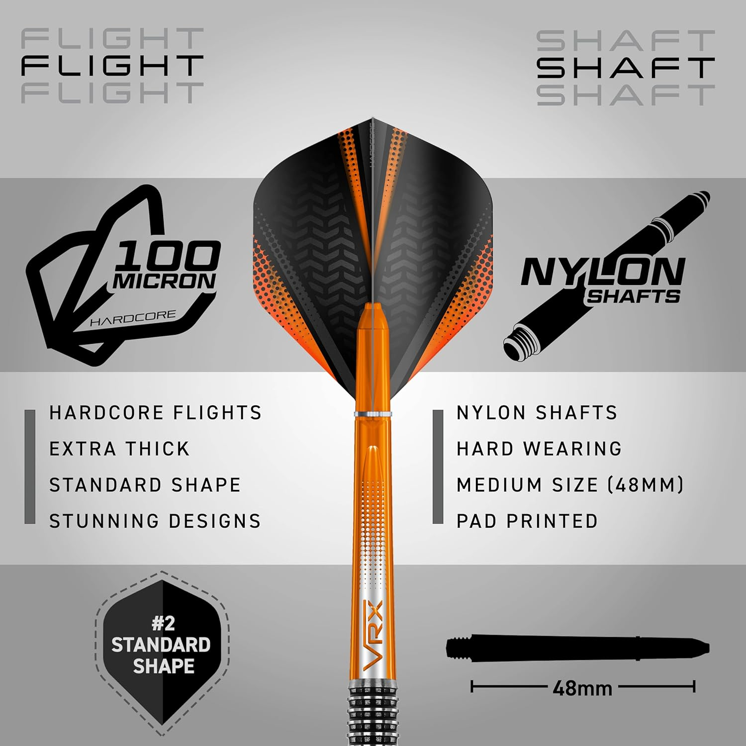 RED DRAGON Amberjack 22G, 24G or 26G Tungsten Darts Set with Flights and Stems image number 4