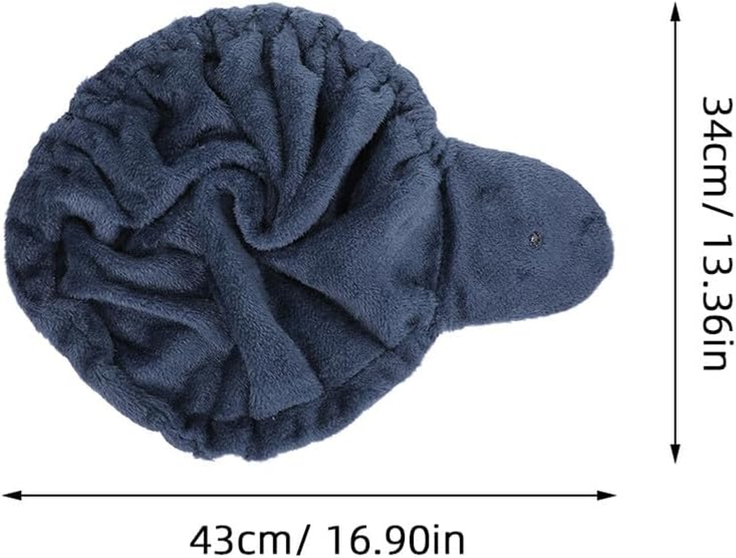 BUGUUYO Ergonomic Cat Hammock Bed Attachment for Indoor Pets Soft Flannel Lounger Sturdy Steel Frame Easy to Clean Replacement Hanging Cat Tree Bed Comfortable Climbing Resting Spot - Blue image number 5