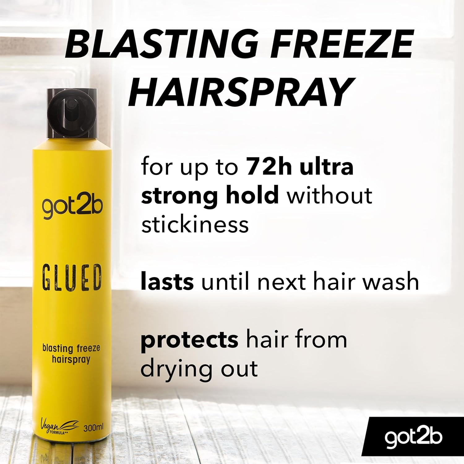 Got2B Glued Blasting Freeze Spray 300Ml, Strong Hold Hair Spray image number 1