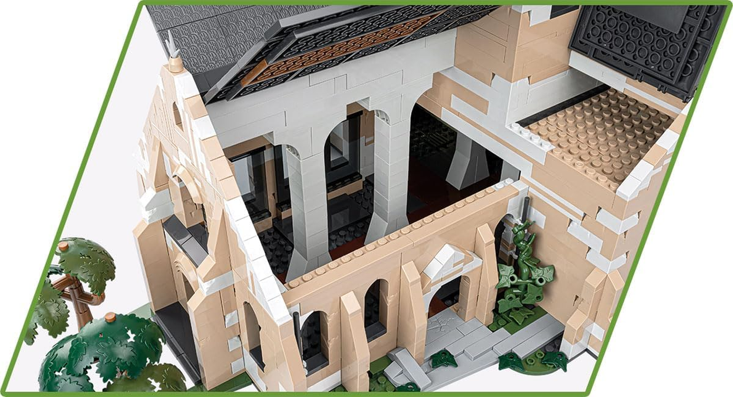 COBI Historical Collection WWII Sainte-Mere-Eglise Church 2280 Pieces 63 X 31 X 41 Cm 13+ Years image number 6
