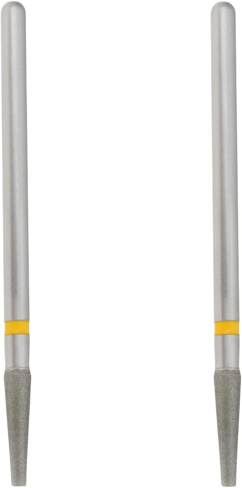 Create Idea 2Pcs Diamond Nail Drill Bits XF Grit 2.35Mm Shank for Electric Nail File Machine Pedicure