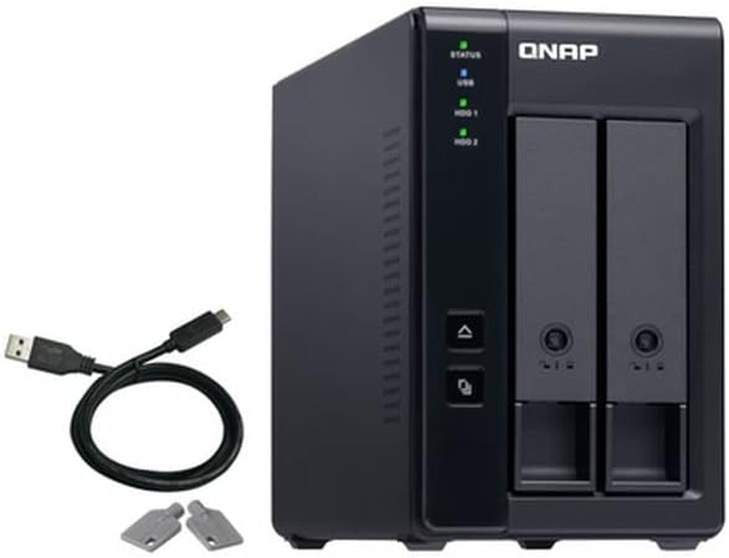 QNAP TR-002 2 Bay Desktop NAS Expansion - Optional Use as a Direct-Attached Storage Device image number 5