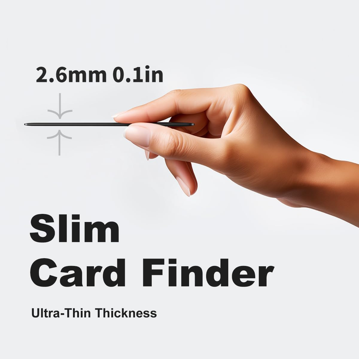 Wallet Tracker Card, Thin Bluetooth Tracker, Works with Apple Find My (Ios Only), Rechargeable, Wallet Finder and Item Locator for Wallet, Luggage Tags and More（One Pcs） image number 6