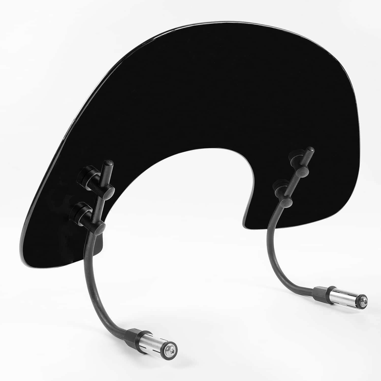 New Scooter Windshield Windscreen Flyscreen Airflow Wind Screen Deflectors Visor for P.Iaggio GTS125 GTS 125 GTS250 GTS 250 GTS300 GTS 300 All Year Sport Bikes Wind Shield Parts (Smoke) image number 2