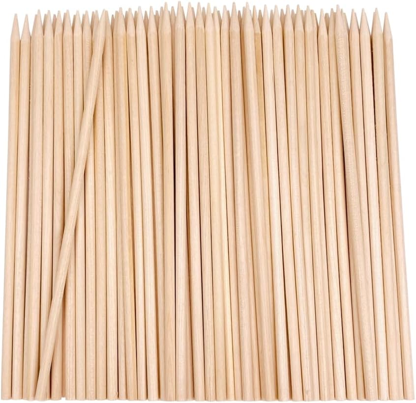 6" Natural Bamboo Skewers the Diameter Is 4Mm (100 PCS) image number 5