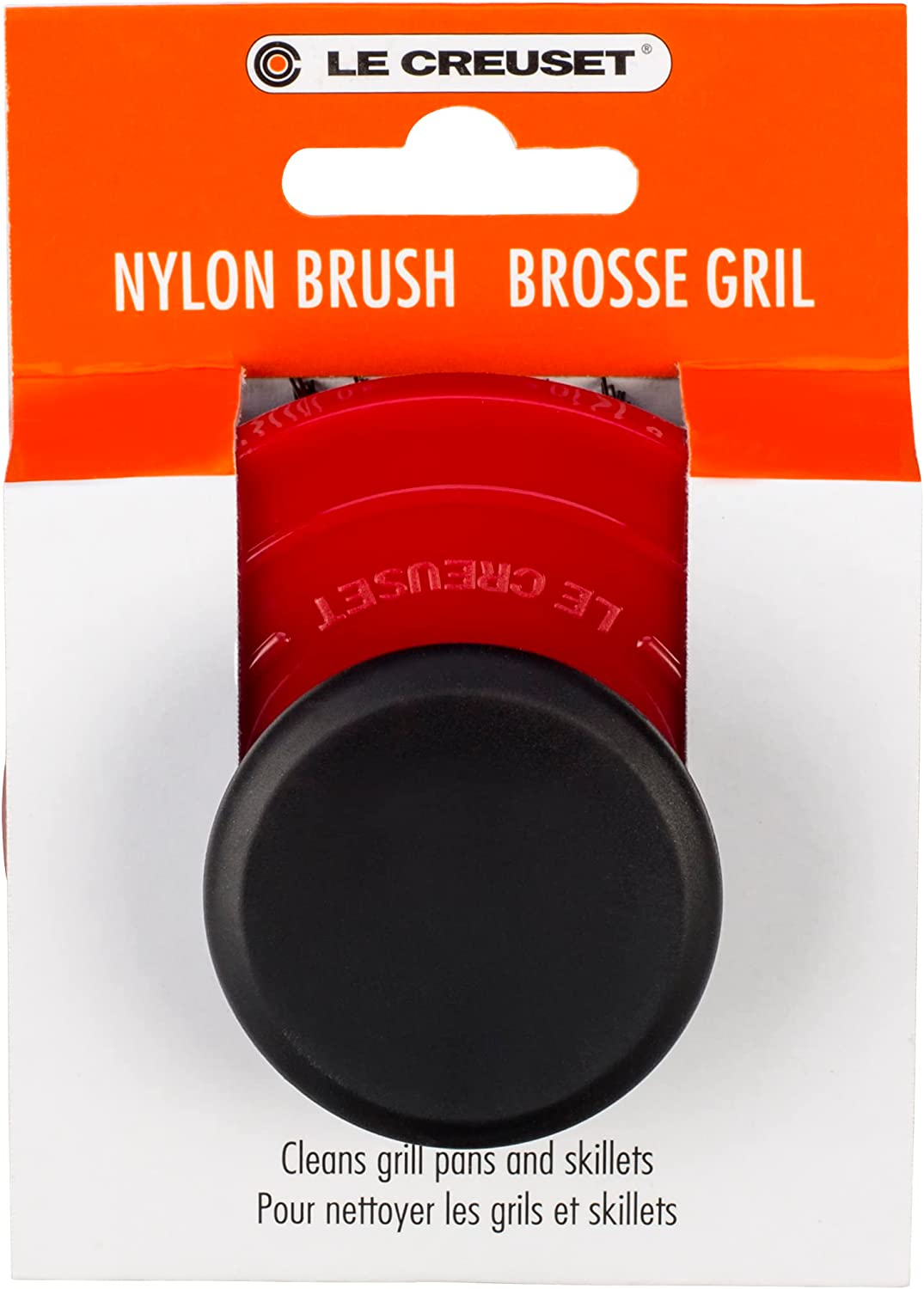 Le Creuset GB100-67 Nylon Cleaning Brush - Cerise, 3.25" image number 3