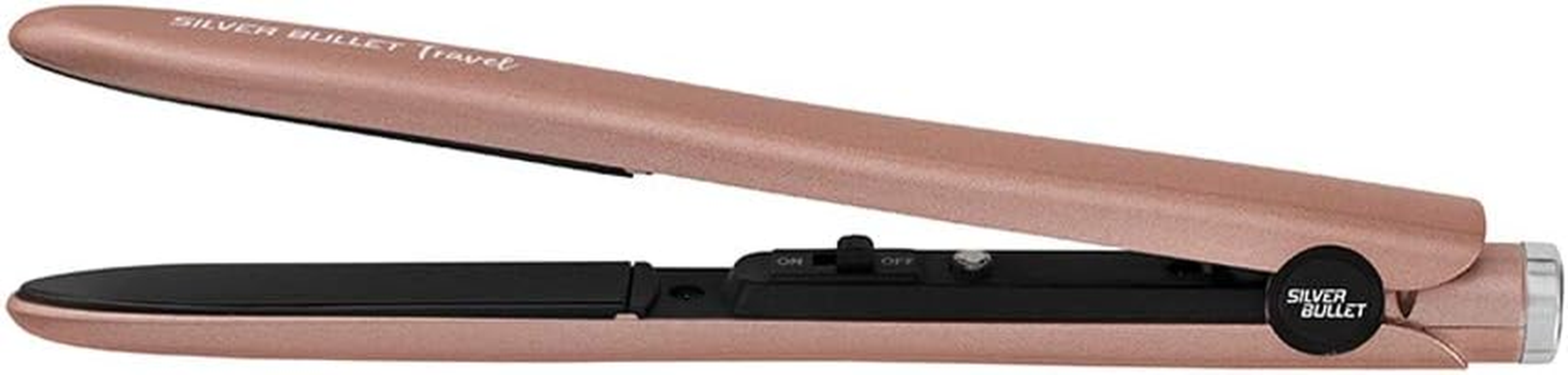 Silver Bullet Luxe Travel Set 2200W Hair Dryer & Straightener, Rose Gold