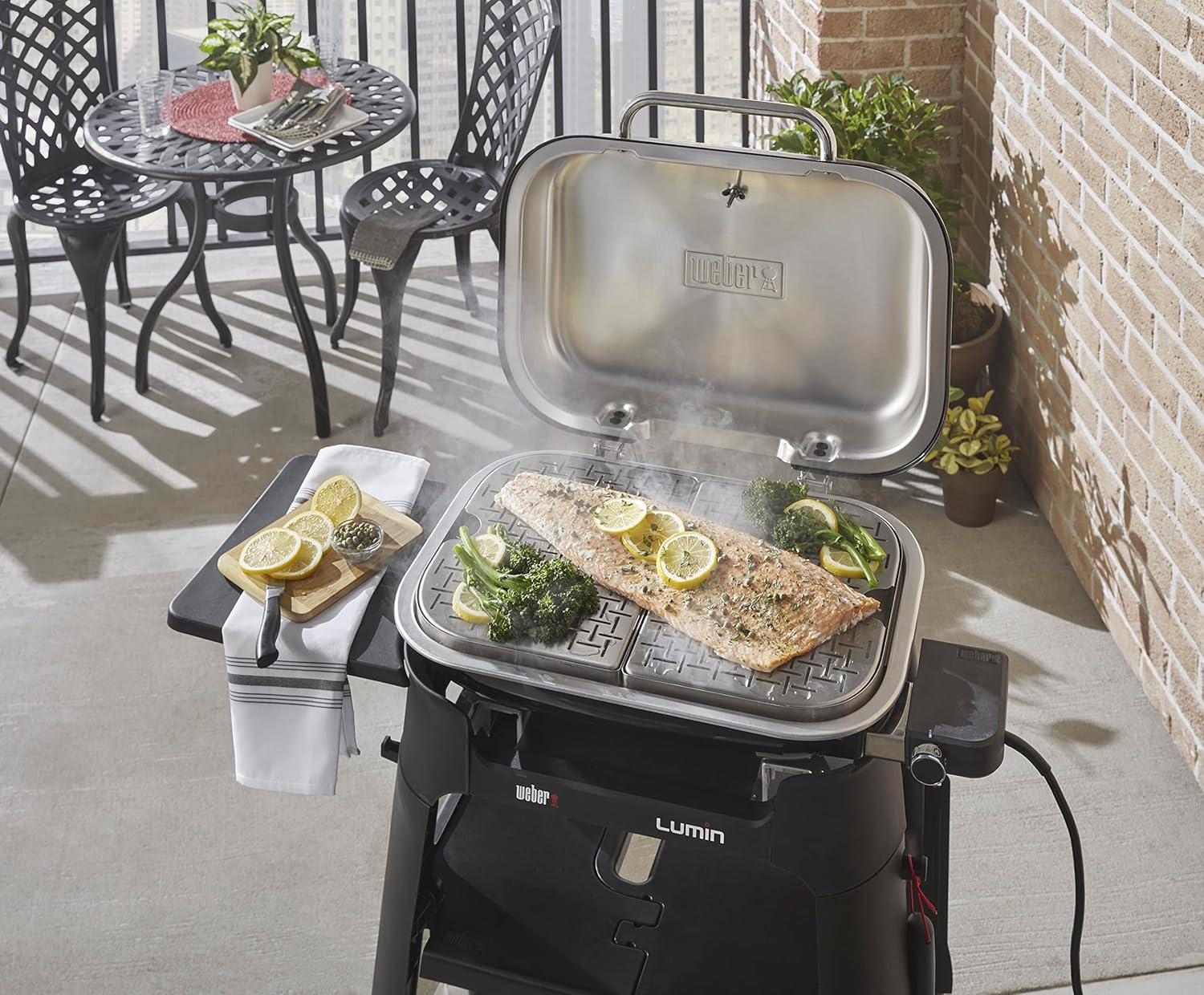Weber 6614 Lumin Versatility Grill Kit, Silver image number 2