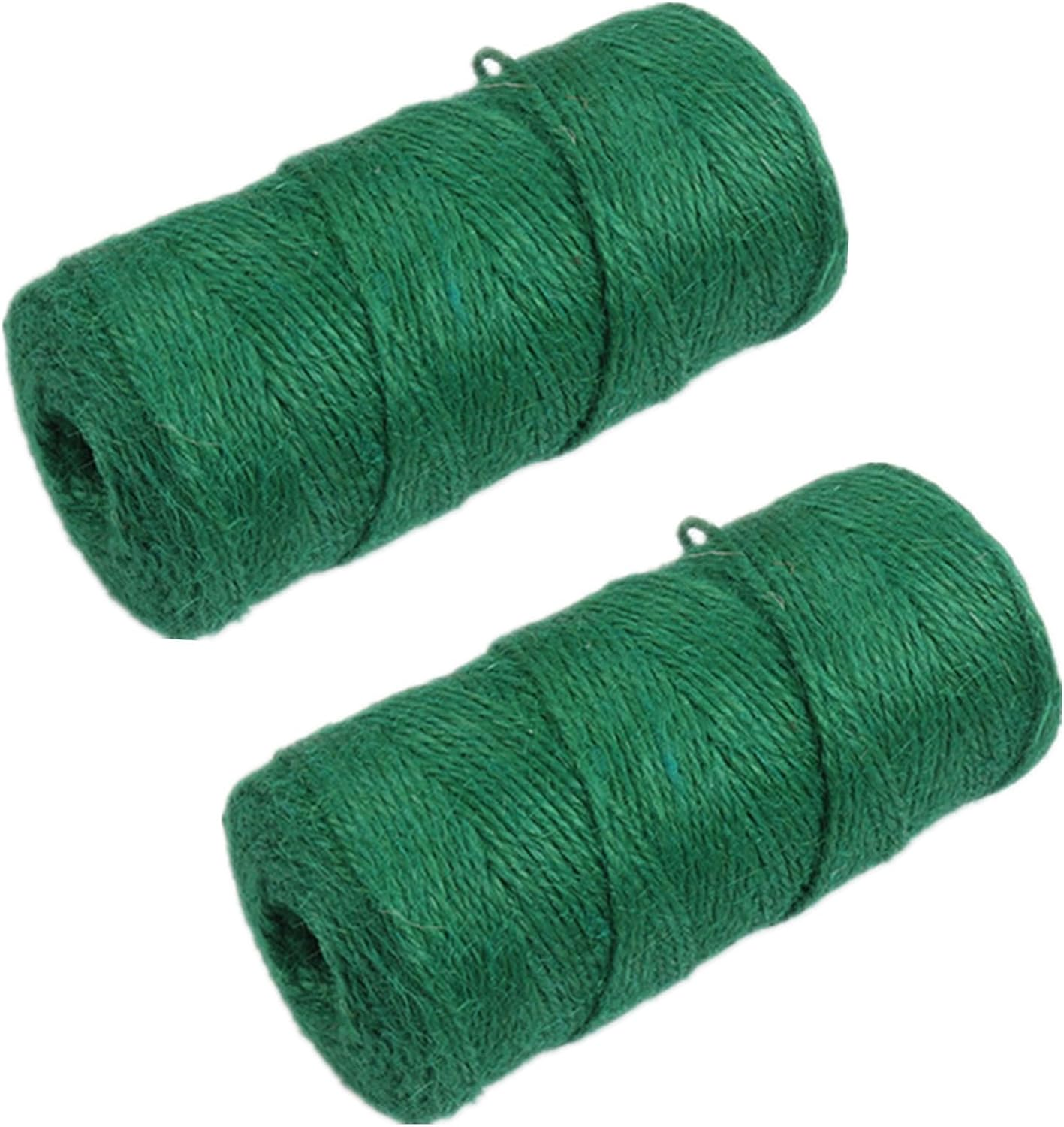 656Feet Jute Twine String for Garden DIY and Gift Packing 2Mm 3Ply (Green) image number 4