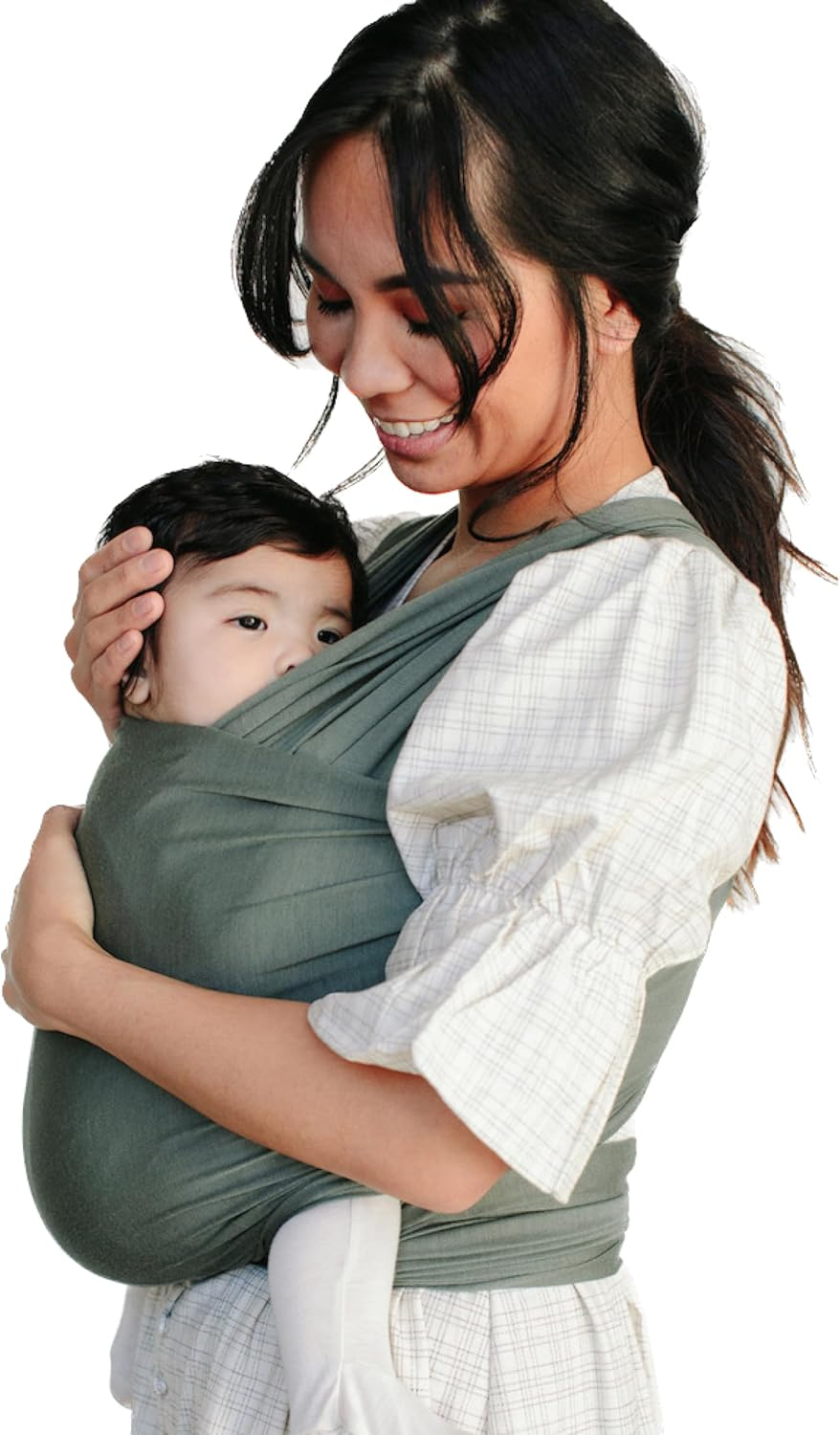 Solly Baby Wrap Carrier - Lightweight Baby Carrier - Newborn Baby Essentials - for Newborn, Infants and Baby 8-25 Lbs. Spelt