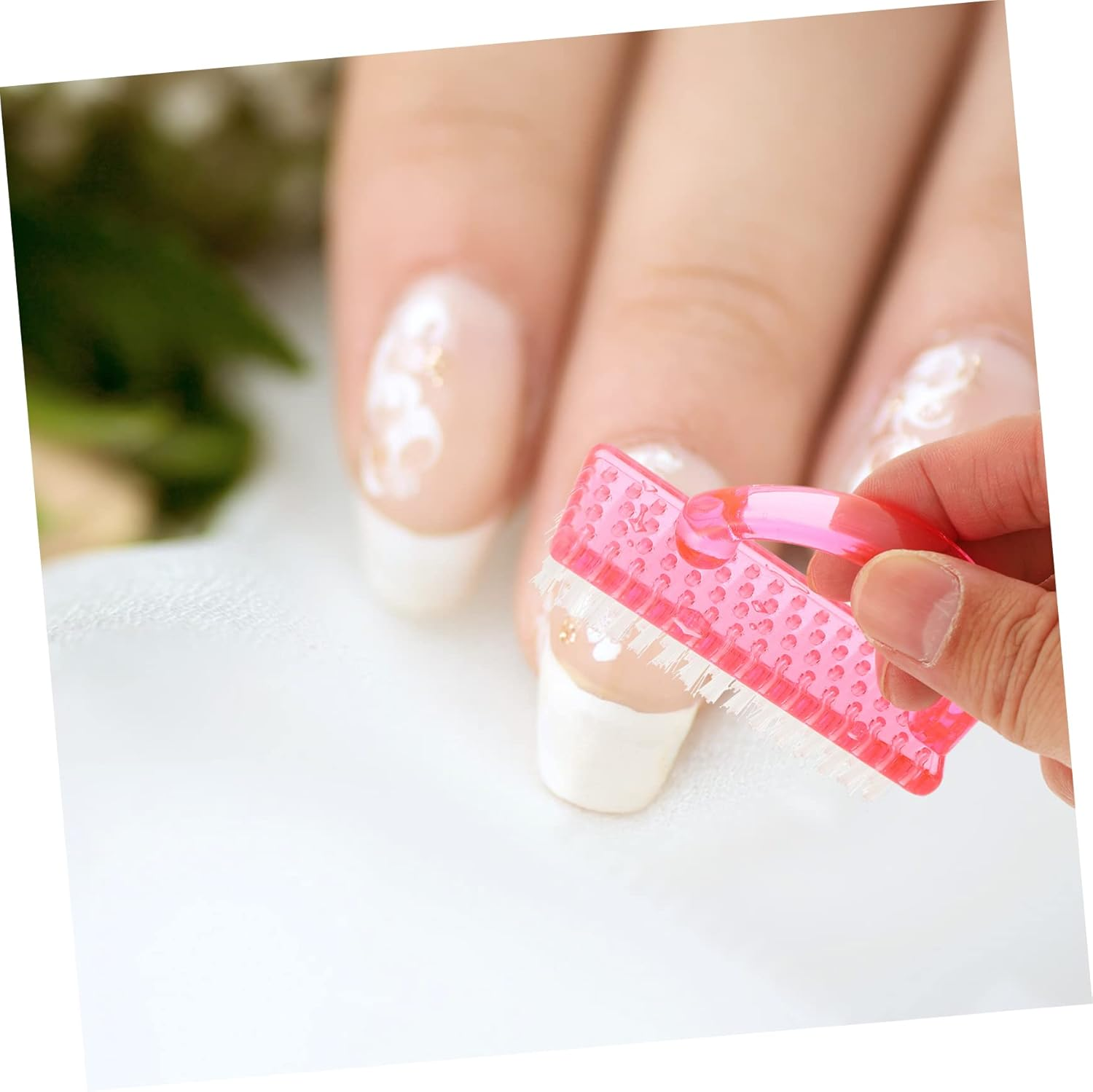 MUSISALY 8Pcs Nail Art Brush Dust Brush for Nail Care and Cleaning Comfortable Grip Design Wear-Resistant Bristles Manicure image number 5