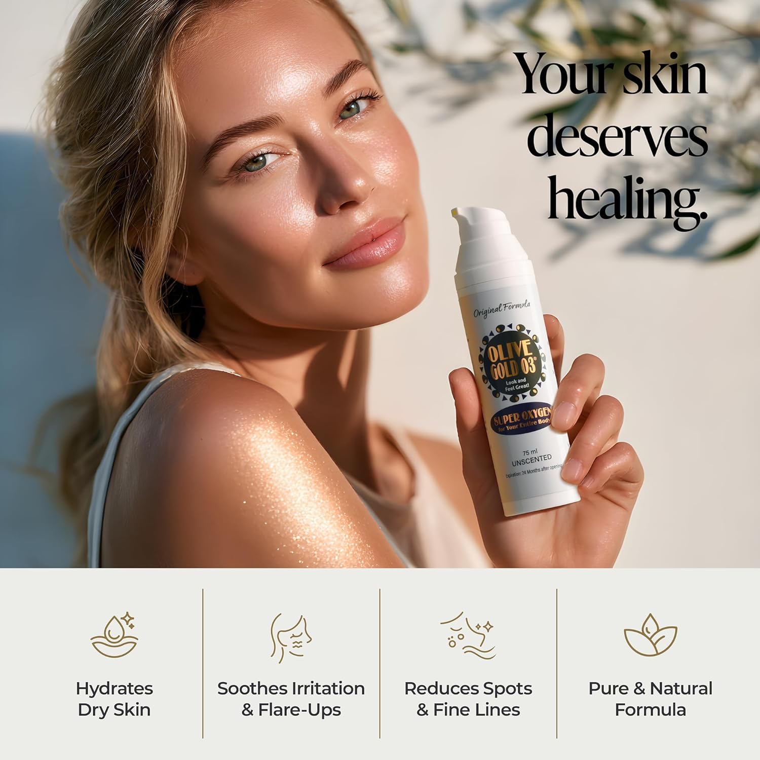 Olive Gold O3 Skin Care Lotion 75Ml image number 2