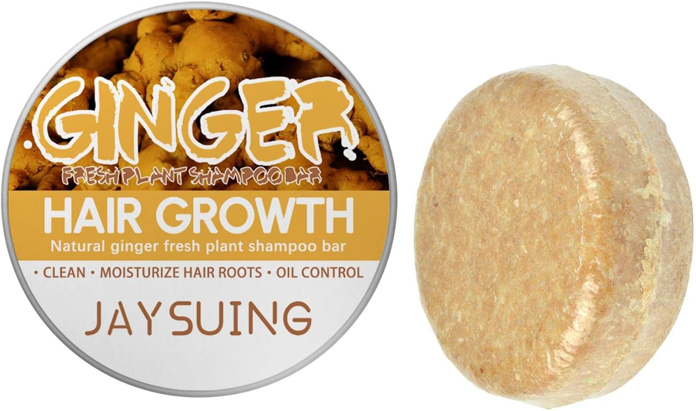 2 Soap Ginger for Hair,Hair Growth Shampoo Bar | Ginger Hair Growth Shampoo Bar Ginger Shampoo Soap Ginger Shampoo Bar Soap for Promotes Hair Growth Seta-Au