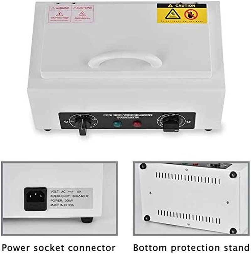 300W Heat Sterilizer NV-210 W/Timer Disinfection Box Manicure Pedicure SPA Salon Equipment for Sundry Beauty Hair Nail Metal Tools image number 2
