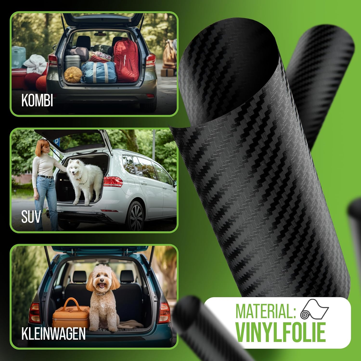 Gd-Shield Car Boot Sill Protector Suitable for VW Tiguan 2 II 2016-2024 Paint Protection Film Set, Squeegee & Microfibre Cloth Bumper Protection, Scratch Protection, Protective Film, Paint Protection image number 4