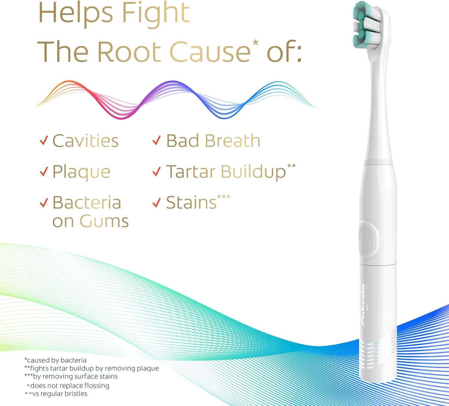 Colgate Total Battery Toothbrush 1 Pack, Active Prevention image number 2