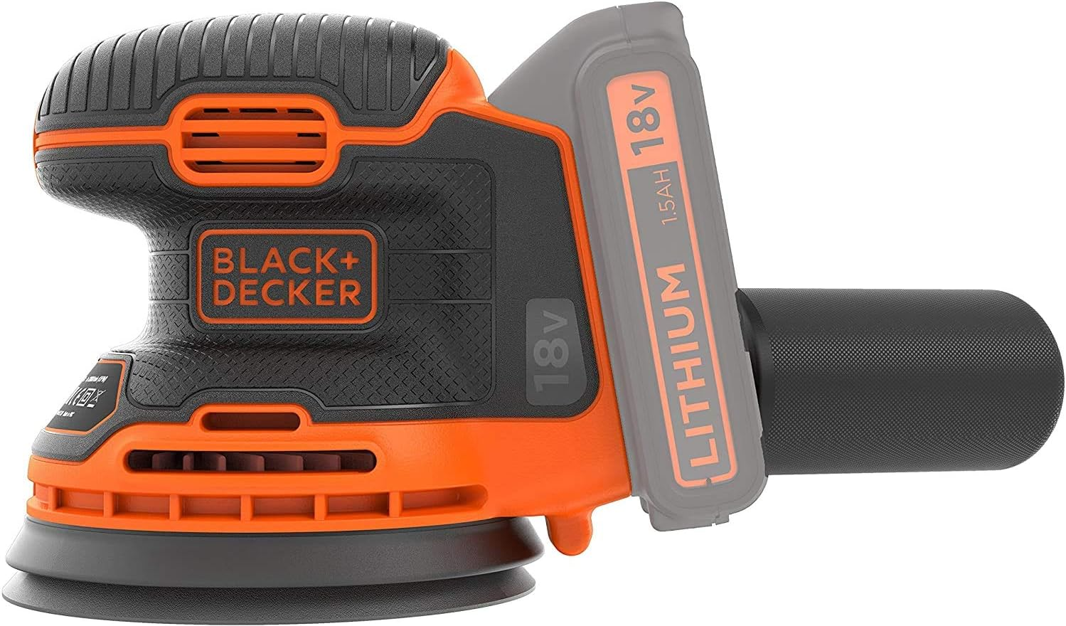 BLACK+DECKER 18V Lithium-Ion Random Orbital Sander Skin