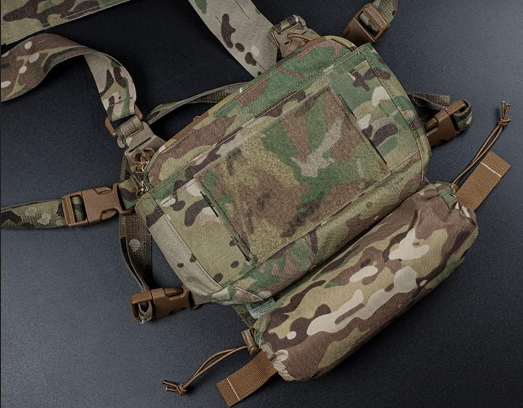 Tactical Roll up Dump Pouch IFAK Nylon Folding Storage Pocket Bag EMT Trauma Pouch Everyday Carry First Aid Pouch - Brown image number 6