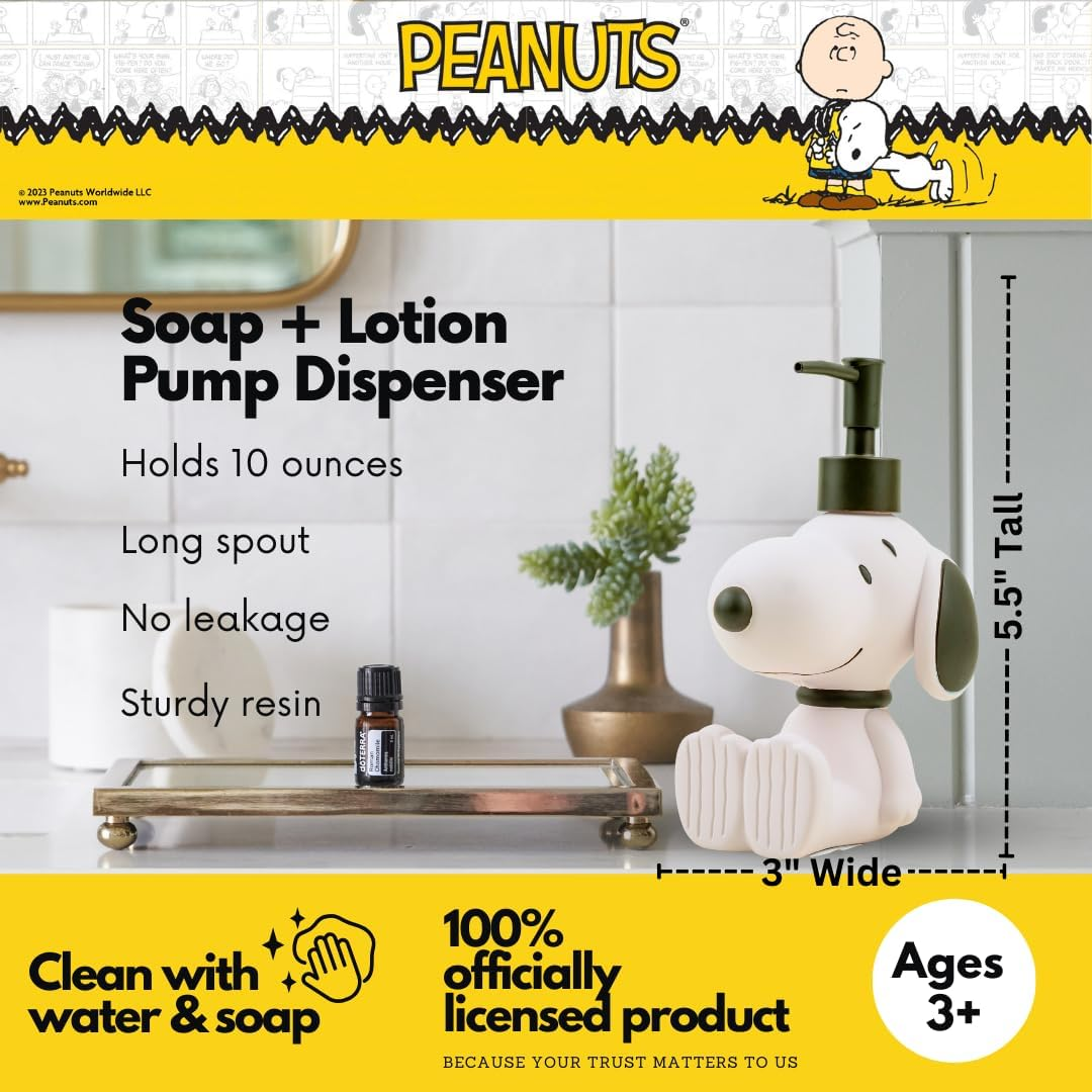 Collectibles Peanuts Snoopy Soap/Lotion/Hand Sanitizer Resin Pump Dispenser, 10.01 Ounces, (Officially Licensed Product) by Franco - Blue - Paw Patrol Chase image number 3