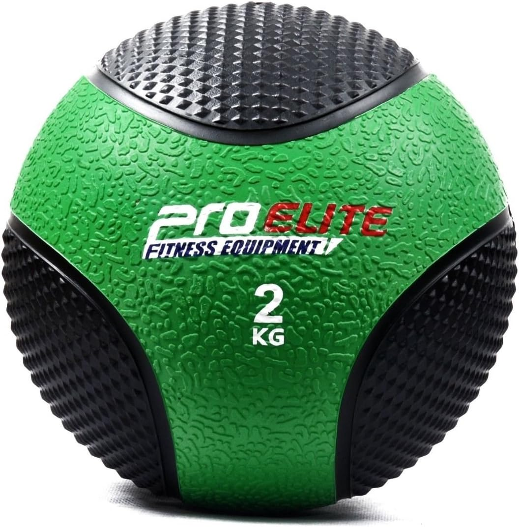 HCE Medicine Ball 1Kg to 10Kg Fitness Balls Weighted Gym Exercise Ball, Anti-Slip Rubber Med Ball MB Crossfit, Yoga, Pilates Therapy Ball